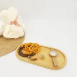 Multi Bamboo Tray Wood Saucer Flower Pot Tray Cup Pad Coaster Plate for Kitchen Decorative Plate Creative Coaster Coffee Cup Mat - Image 2
