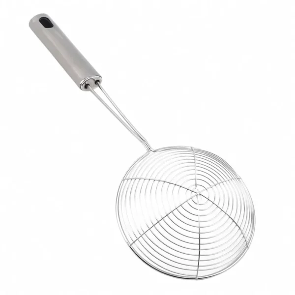 Oval Skimmer Stainless Steel Filter Mesh Oil Pot Food Filter Cookware Colander Fried Filter Kitchen Strainer Baking Cooking Tool - Image 5