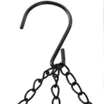 40cm Imitation Rattan Hanging Basket Flower Pot Chain With 3 Hooks Basin Hydroponic Plants Plant Grow Basin Home Garden Decor - Image 5