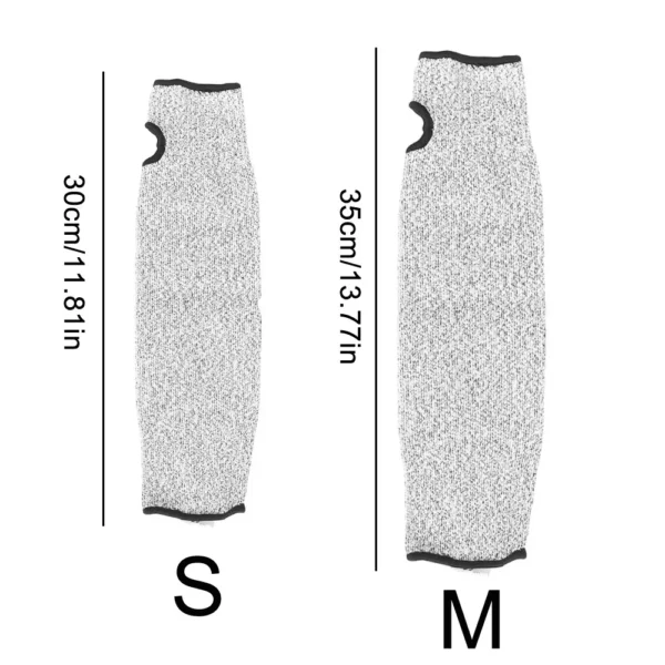 Level 5 Safety Sleeves Anti Cut Arm Puncture Gloves Cutting Resistant Bracers Protector Household Breathable Arm Guard Gloves - Image 2
