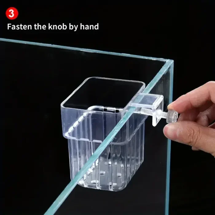 kf-Se92001367c314cb0818caae71b306a00I 1PC Hydroponic Planting Cup Household Water Grass Planting Cup Wall Mounted High Transparent Fish Tank Landscape Decoration - Image 4
