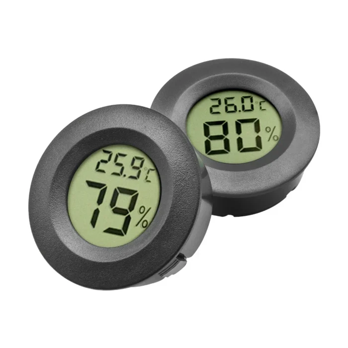 kf-Sf4f2c192d380424c858d4d9ae53def27m 1pc Mini LCD Digital Thermometer & Hygrometer -50°C to +70°C Temperature & Humidity Meter for Fridge Freezer Testing - Image 1