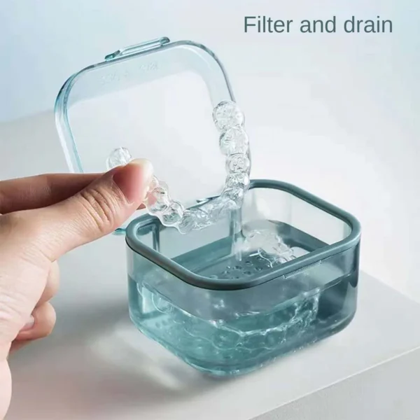 Invisible Braces, Orthodontic Retainers, Storage Boxes, Dental Braces, Portable Portable Denture Storage Boxes - Image 5