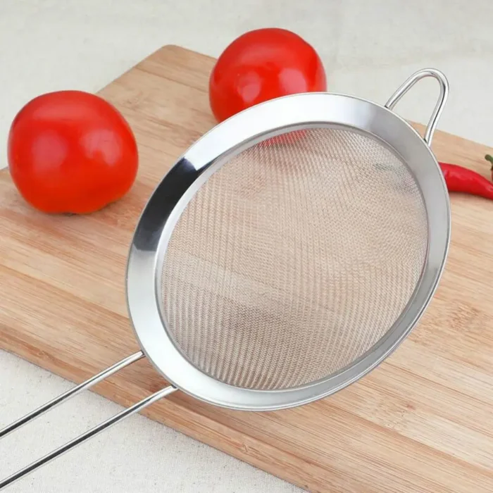 kf-Sfa64a74f8a484cb5b530cbe256c9ae8aV 3pcs Stainless Steel Juice & Soya Milk Strainer Sieve Ultra Fine Mesh Oil Grid Fishing Dumplings Household Hotpot Leaky Spoon - Image 4