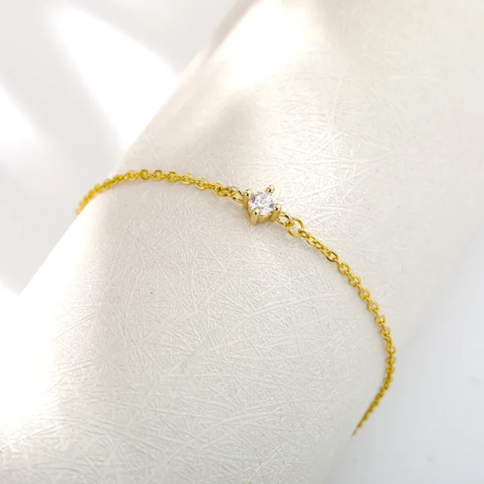 kf-H48ef2f89d0bf4ebd82580515a70d03d7I Single Zircon Circle Bead Bracelets For Women Stainless Steel Bracelet Summer Jewelry Couple Friends Accessories Gift 2023 - Image 3