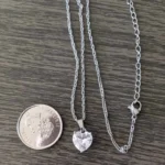Heart Necklaces For Women Stainless Steel Gold Plated Chain Zircon Heart Pendant Choker Necklace Wedding Boho Jewelry Gift Femme - Image 4