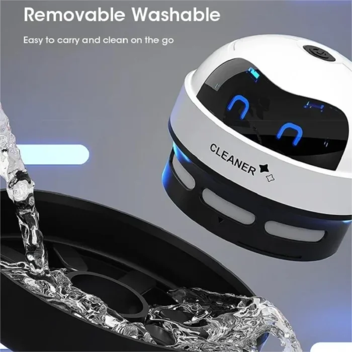 kf-S008c418d01cc4aaf8e4c9af50d20c63am Desk Table Dust Vacuum Handheld Mini Vacuum Cleaner USB Table Sweeper Home Office Desktop Pencil Crumbs Cleaner Vacuum Cleaner - Image 3