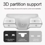 Neck Pillow Slow Rebound Memory Cotton Pillow Cervical Partition Memory Pillow for Anti-snoring - Image 4