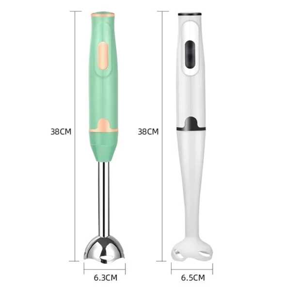 Immersion Hand Stick Blender Electric Food Vegetable Grinder Handheld Stick Mixer for Smoothies Sauces Baby Food Soups - Image 4