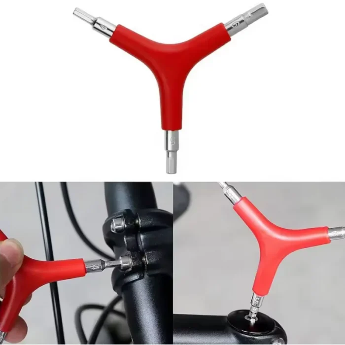 kf-S05c745414ae241cd97a88ce7c15d2605M Y-Shaped 3 Way Hex Wrench Inner Hexagon Spanner 4/5/6mm for Outdoor Camping Cycling Mountain Bike Bicycle Maintance Repair Tool - Image 1