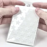 Clear Opp Gift Packaging Bag With Star & Circle Print - A Convenient Way to Store and Display Your Accessories