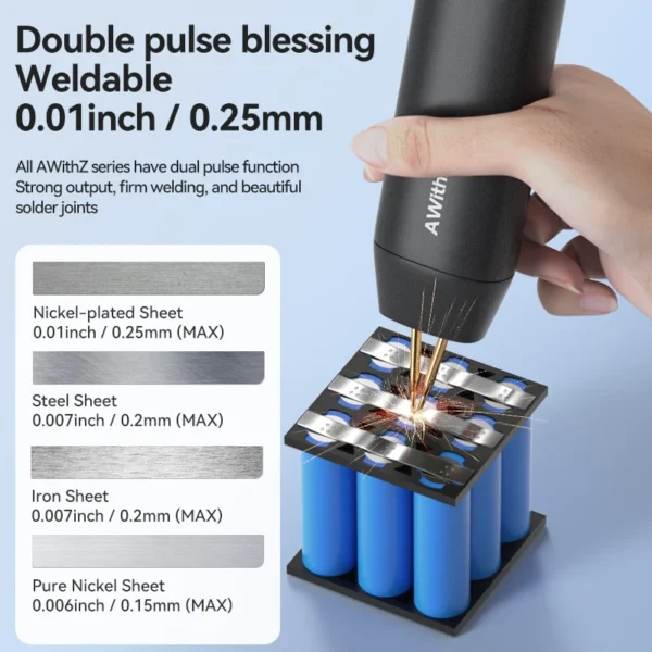 Portable Spot Welder DIY Handheld Spot Welding Machine 11 Gears Adjustable Energy Storage Spot Welding - Image 4