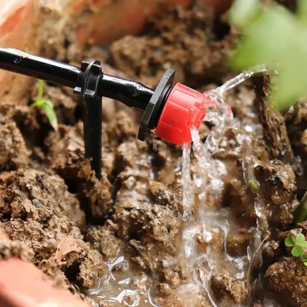 10/50pcs Adjustable Drip Irrigation Sprinklers, 1/4'' Micro Drippers for Watering System, Emitter for Garden Plants - Image 3