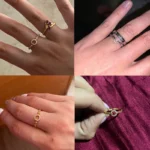 Zircon Round Rings For Women Punk Rock Chain Round Open Adjusted Stainless Steel Ring Accessories Jewelry Gift Bijoux Femme - Image 6