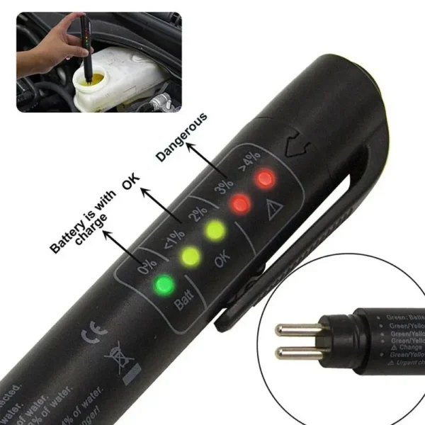 Accurate Oil Quality Check Pen Universal Brake Fluid Tester Car Brake Liquid Digital Tester Vehicle Auto Automotive Testing Tool - Image 3