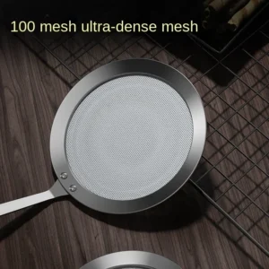 304 Stainless Steel Fine Mesh Filter, Multi-Function Colander for Juice, Coffee, Tea, & Vegetables, Kitchen Accessories
