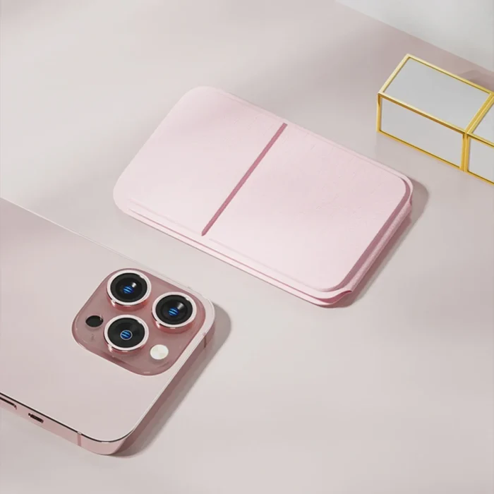 kf-S0c967586fc9240d48dcc0513e67ef21aV Portable Handheld Mini Makeup Mirror, Dormitory Tabletop And Office Use, Adjustable And Portable Folding Mirror - Image 5
