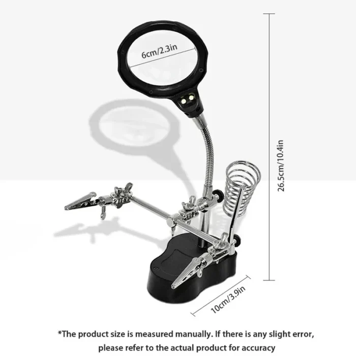 kf-S0cd77d65f38146ef898ebd200cda123fh 1 Set Repair Auxiliary Strap Light Magnifying Glass Mobile Phone Motherboard Digital Device Maintenance Tool Table - Image 4