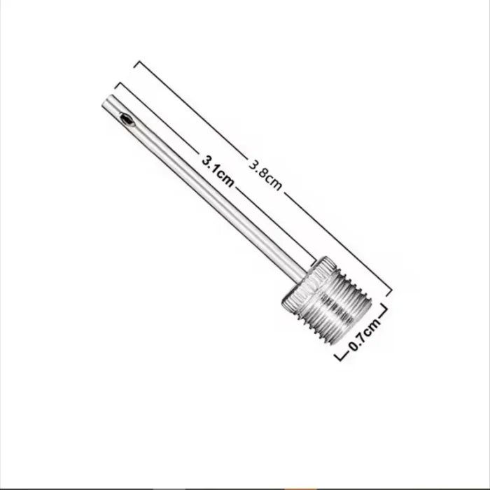 kf-S0e5c496c42e14bd28649e7555949f55cv 5/10/20PCS Sport Ball Inflating Pump Needle For Football Basketball Soccer Inflatable Air Valve Adaptor Stainless Steel Pump - Image 2