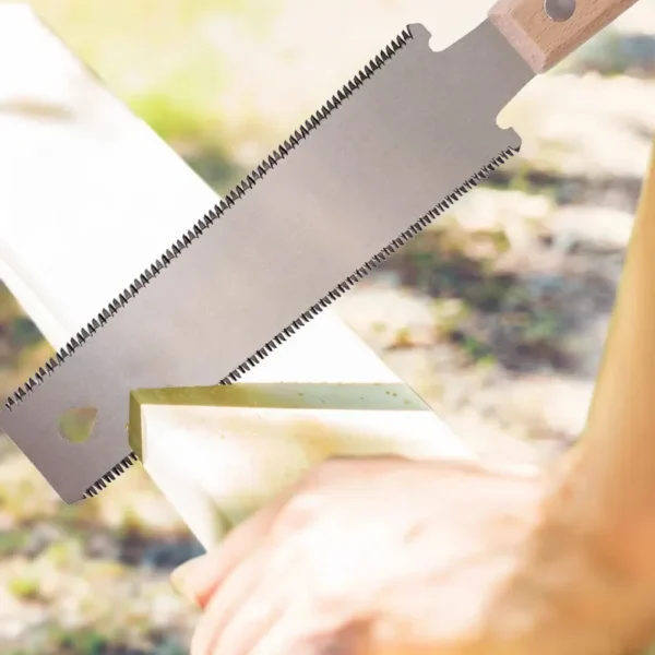 6-Inch Hand Saw, Double-Sided Flexible Blade for Flush Cutting, Woodworking Tools for Household Use - Image 3