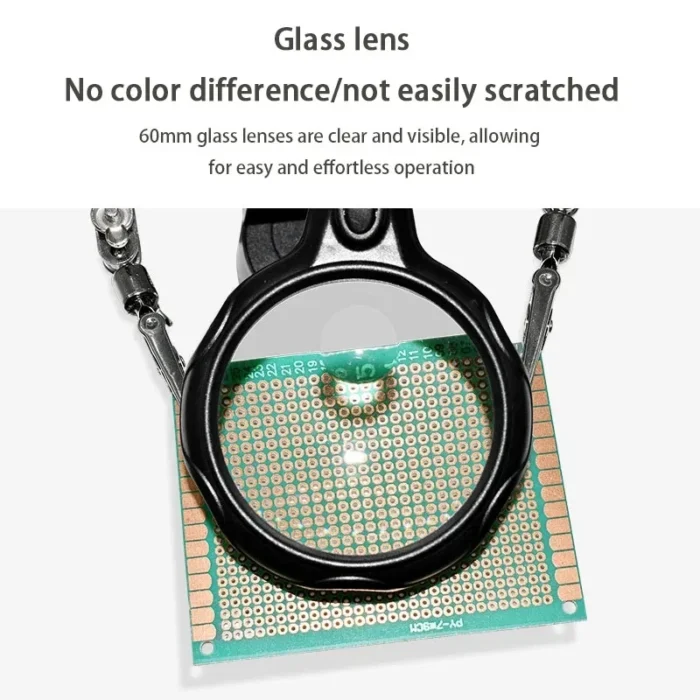 kf-S10a734963f8e48a4802ebb99871940c7X 1 Set Repair Auxiliary Strap Light Magnifying Glass Mobile Phone Motherboard Digital Device Maintenance Tool Table - Image 3