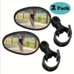 Bike Mirror 360 Degree Adjustable Rotatable Handlebar Mirror Wide Bycicle Accessories Cycling Rear View Mirror - Image 6