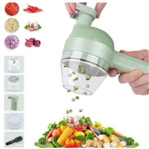 Multifunctional Electric Vegetable Chopper, Convenient Gadget for Home Kitchen, Fruit, Vegetable and Meat Chopping Tools