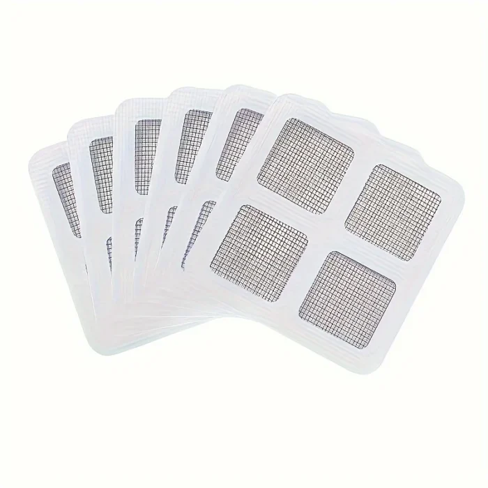 kf-S1452d761c7334da397221d05f2f2ab31K Disposable Hair Catchers for Shower Mesh Shower Drain Covers - Floor Sink Strainer Filter Mesh Stickers Bathroom Accessories - Image 3