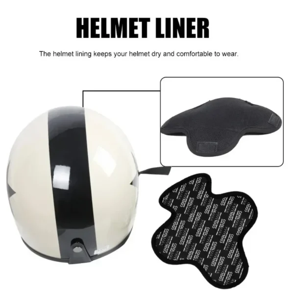 Breathable Motorcycle Helmet Insert Liner Cap Cushion Pad Quick-drying Sweat Wicking Helmet Insulation Lining Pad - Image 5