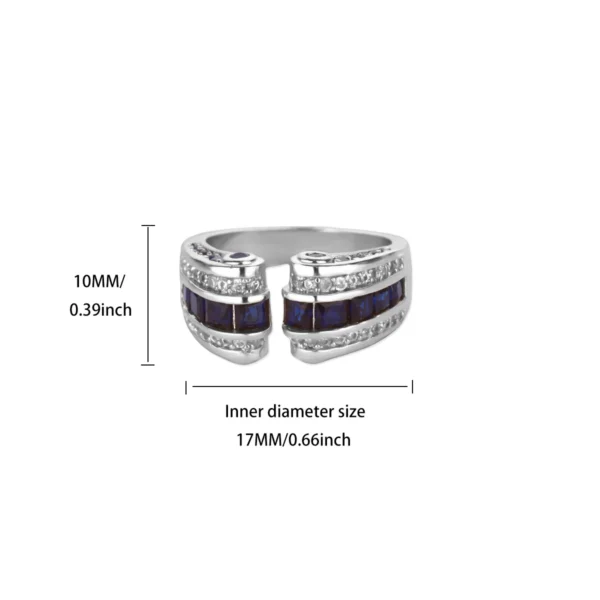 Gothic Stainless Steel Opening Finger Rings for Women Vintage Geometric Adjustable Finger Ring Trendy Punk Jewelry Gifts - Image 6