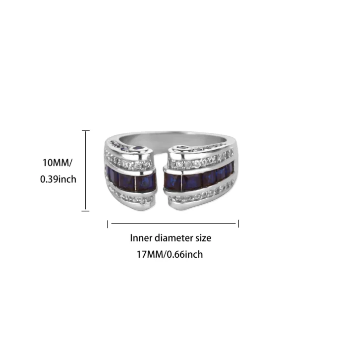 kf-S176646413d5d493b823fdaec41b32410Z Gothic Stainless Steel Opening Finger Rings for Women Vintage Geometric Adjustable Finger Ring Trendy Punk Jewelry Gifts - Image 6