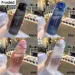 Sports Transparent Water Bottle 780ml Portable Gym Travel Clear Leakproof Drinking Bottle Frosted Bottle - Image 5