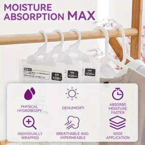 Reusable Moisture Absorber Bag Deodorizer for Closet Wardrobe Clothes No Electricity Needed Home Humidity Control Anti Mold Safe