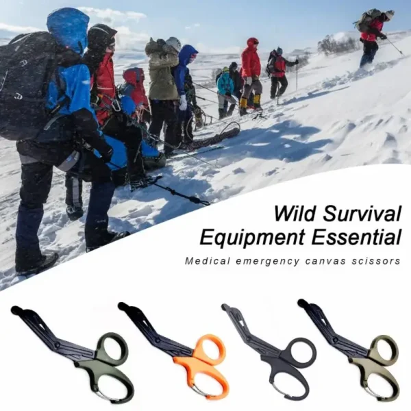 Carbou 18.5cm EMT Trauma Bandage Shears Medical Scissors Emergrncy EDC Outdoor Gear Tactical Rescue First Aid - Image 3