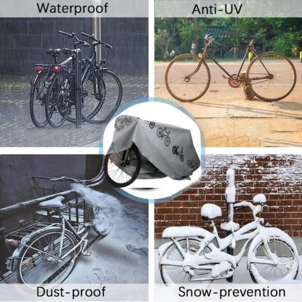 Bicycle Gear Waterproof Raincover Bike Cover Outdoor Sunshine Cover MTB Bicycle Case Cover Bike Gear Bike Accessories - Image 5