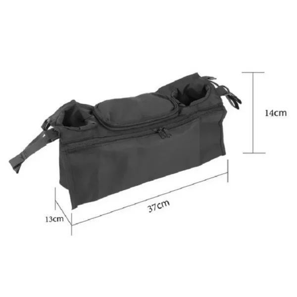 Baby Stroller Rear Hanging Multifunctional Hanging Bag, Bottle Storage Bag, Baby Stroller Storage Hanging Bag - Image 2