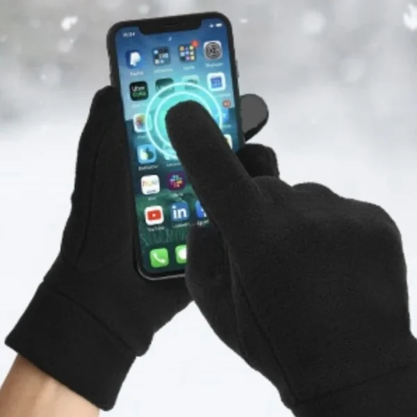 Warm Winter Gloves Polar Fleece Cold Weather Gloves Touch Screen Women and Men Thermal Gloves for Running Hiking - Image 2