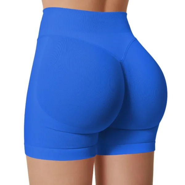 kf-S238690b43a664eaf9fcc068b761233414 Summer High Waisted Yoga Shorts Fashionable and Sexy Running Fitness Pants Solid Color Yoga Leggings - Image 1