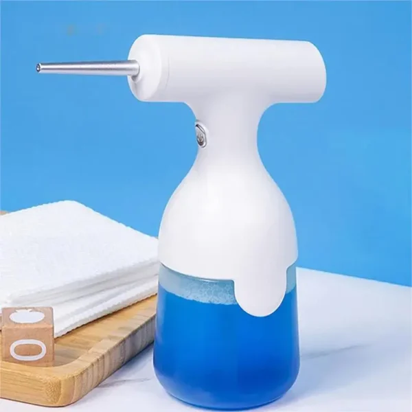 Electric Liquid Foam Dispenser Gun Automatic Continuous Foaming Shampoo Face Wash God Detergent Bathroom Bubble - Image 2