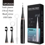 Electric Toothbrush with Sonic Cleaning 3-in-1 for Teeth Whitening & Oral Care - USB Charging & Replaceable Brush Head - Image 4