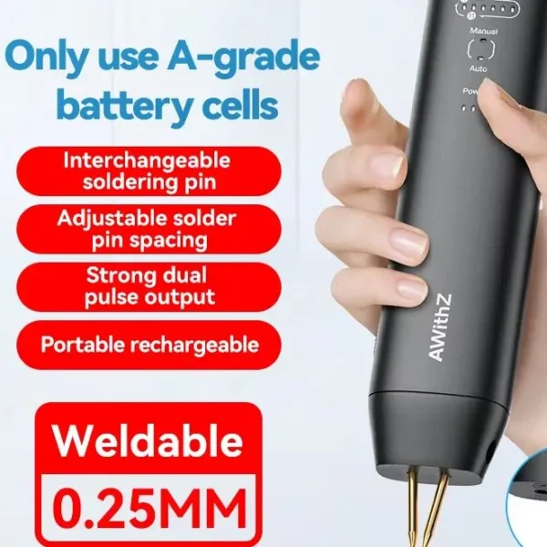 Portable Spot Welder DIY Handheld Spot Welding Machine 11 Gears Adjustable Energy Storage Spot Welding - Image 1