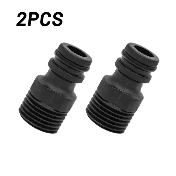 2/20PCS 1/2" BSP Threaded Tap Adapter, Quick Connectors for Garden Hose, Irrigation Pipe Fittings for Home Gardening - Image 3