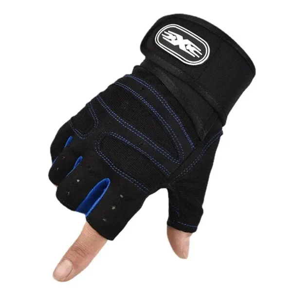 Fitness Half Finger Gloves Men And Women Wrist Guard Sports Dumbbell Riding Non Slip Horizontal Bar Exercise Training - Image 2