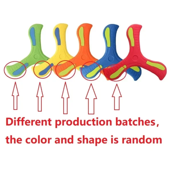 Children Boomerang Soft Three-leaf Cross Adult-kids Interactive Outdoor Toy Early Education Puzzle Decompression Gift - Image 6