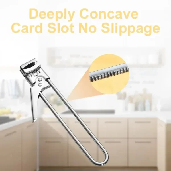 New Non-slip Stainless Steel Can Opener Adjustable Bottle Opener - Image 5