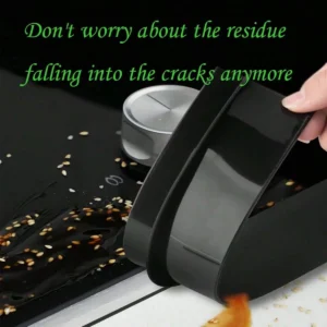 Silicone Gap Strip, Kitchen Gas Stove Sealing Strip, Kitchen Anti-Oil Anti-Stain Strip, Silicone Seal Insert Strip