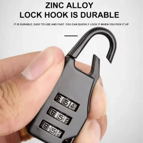 Multifunctional Helmet Lock Mountain Bike Wire Lock Safety Lock Bicycle Motorcycle Electric Vehicle Portable Password Cable Lock - Image 5