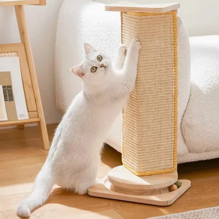 kf-S33d966a7d0e34a029a72c66b5794fe007 Natural Sisal Cat Scratcher Mat Cat Scratch Mats Horizontal Cat Floor Scratching Pad Rug Protect Couch and Carpets - Image 1