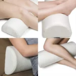 Comfort Bolster Pillow for Legs Back and Head Memory Foam Cotton Cover Lumbar Support Pillow for Semi Roll Pillow - Image 3