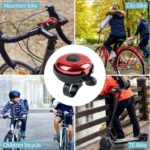 1pc Bicycle Bell Mountain Bike Rotating Horn Safe Riding Aluminum Alloy Handlebar Metal Ring Riding Accessories - Image 5
